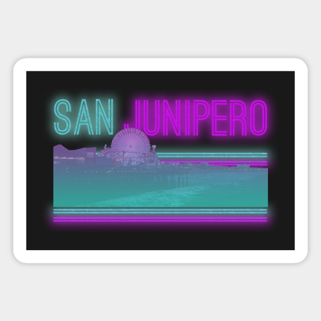 Black Mirror Netflix - San Junipero Magnet by minimalists